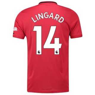 Maglia Manchester United NO.14 Lingard Home 2019 2020 Rosso