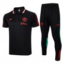 Polo Manchester United Set Completo 2024 Nero Polo Manchester United Set Completo 2024 Nero