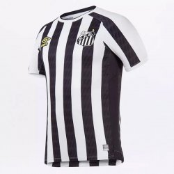 Thailandia Maglia Santos Away 2021 2022 Nero Bianco