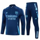 Felpa Allenamento Arsenal 2024 2025 Blu 3
