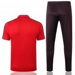 Polo Paris Saint Germain Set Completo 2020 2021 Rosso Nero