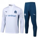 Felpa Allenamento Marseille 2024 2025 Bianco Felpa Allenamento Marseille 2024 2025 Bianco