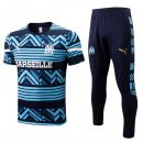 Maglia Marseille Set Completo 2022 2023 Blu