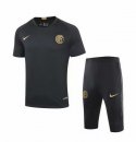 Maglia di Formazione Inter Milan Set Completo 2019 2020 Nero Giallo