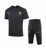 Maglia di Formazione Inter Milan Set Completo 2019 2020 Nero Giallo