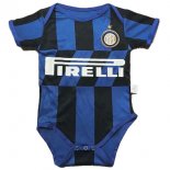 Maglia Inter Milan Home Onesies Bambino 2019 2020 Blu Nero
