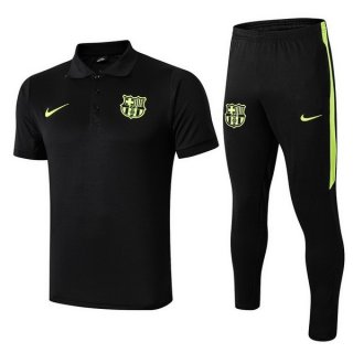 Polo Barcellona Set Completo 2019 2020 Nero Verde