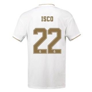 Maglia Real Madrid NO.22 Isco Home 2019 2020 Bianco