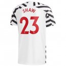Maglia Manchester United NO.23 Shaw Terza 2020 2021 Bianco