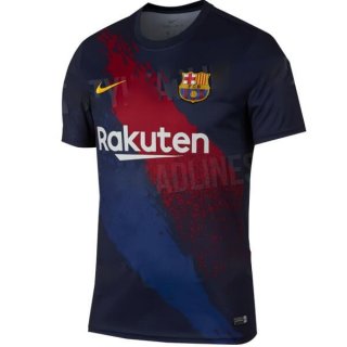 Maglia di Formazione Barcellona 2019 2020 Nero Rosso