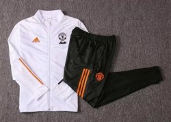 Giacca Manchester United 2020 2021 Bianco Nero Arancione Giacca Manchester United 2020 2021 Bianco Nero Arancione