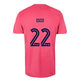 Maglia Real Madrid Away NO.22 Isco 2020 2021 Rosa