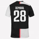 Maglia Juventus NO.28 Demiral Home 2019 2020 Bianco Nero