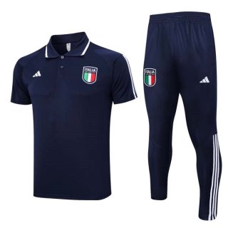 Polo Italia Set Completo 2023 2024 Blu 3