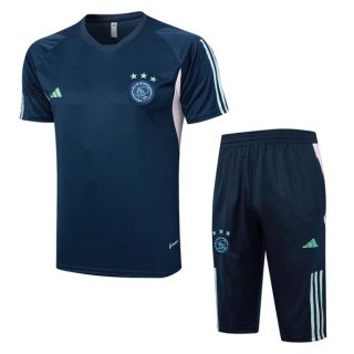 Maglia Formazione Ajax Set Completo 2023 2024 Blu