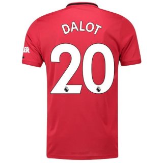 Maglia Manchester United NO.20 Dalot Home 2019 2020 Rosso