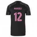 Maglia Real Madrid Terza NO.12 Marcelo 2020 2021 Nero Maglia Real Madrid Terza NO.12 Marcelo 2020 2021 Nero