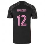 Maglia Real Madrid Terza NO.12 Marcelo 2020 2021 Nero