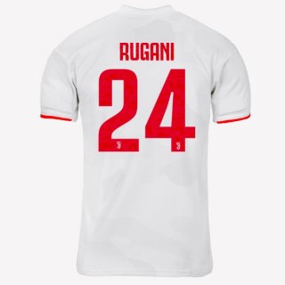 Maglia Juventus NO.24 Rugani Away 2019 2020 Grigio Bianco