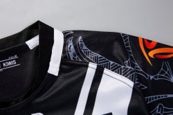 Thailandia Maglia New Zealand Kiwis RLWC Home 2017 2018 Nero Thailandia Maglia New Zealand Kiwis RLWC Home 2017 2018 Nero