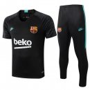Maglia di Formazione Set Completo Barcellona 2019 2020 Nero Verde Maglia di Formazione Set Completo Barcellona 2019 2020 Nero Verde