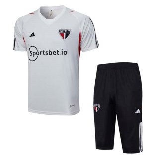 Maglia Formazione Sao Paulo Set Completo 2023 2024 Bianco