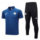 Polo Manchester City Set Completo 2023 2024 Blu Nero Polo Manchester City Set Completo 2023 2024 Blu Nero