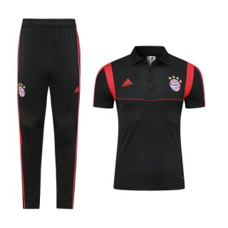 Polo Set Completo Bayern Munich 2019 2020 Nero Rosso