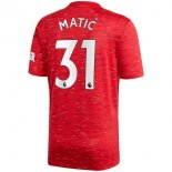 Maglia Manchester United NO.31 Matic Home 2020 2021 Rosso