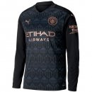 Thailandia Maglia Manchester City Away Ml 2020 2021 Nero
