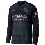 Thailandia Maglia Manchester City Away Ml 2020 2021 Nero