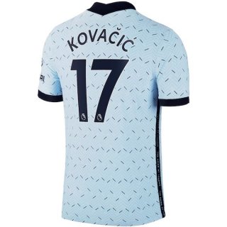 Maglia Chelsea NO.17 Kovacic Away 2020 2021 Blu