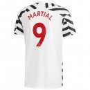 Maglia Manchester United NO.9 Martial Terza 2020 2021 Bianco Maglia Manchester United NO.9 Martial Terza 2020 2021 Bianco
