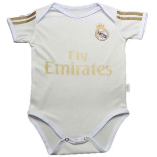 Maglia Real Madrid Home Onesies Bambino 2019 2020 Bianco