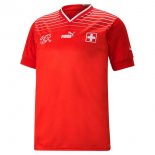 Maglia Svizzera Home 2022 Rosso Maglia Svizzera Home 2022 Rosso