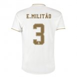 Maglia Real Madrid NO.3 E.Militão Home 2019 2020 Bianco