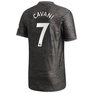 Maglia Manchester United NO.7 Cavani Away 2020 2021 Nero