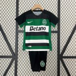 Maglia Sporting De Lisboa Home Bambino 2024 2025 Maglia Sporting De Lisboa Home Bambino 2024 2025
