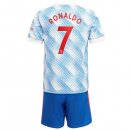 Maglia Manchester United NO.7 Ronaldo Away Bambino 2021 2022 Maglia Manchester United NO.7 Ronaldo Away Bambino 2021 2022