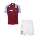Maglia Aston Villa Home Bambino 2020 2021 Rosso