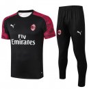 Maglia di Formazione AC Milan Set Completo 2019 2020 Nero Bianco Rosso Maglia di Formazione AC Milan Set Completo 2019 2020 Nero Bianco Rosso