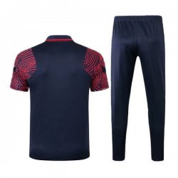 Polo Set Completo Paris Saint Germain 2020 2021 Nero Rosso Polo Set Completo Paris Saint Germain 2020 2021 Nero Rosso