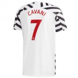 Maglia Manchester United NO.7 Cavani Terza 2020 2021 Bianco