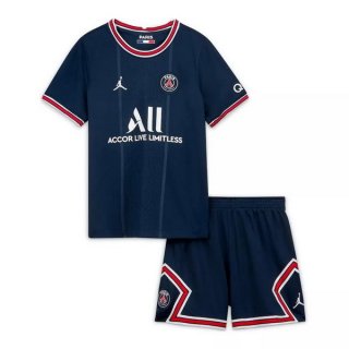 Maglia Paris Saint Germain Home Bambino 2021 2022 Blu