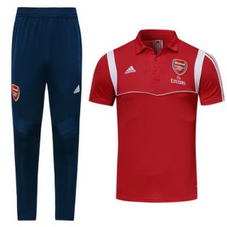 Polo Set Completo Arsenal 2019 2020 Rosso