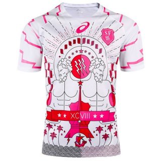 Thailandia Maglia Stade Français Paris Away 2017 2018 Bianco