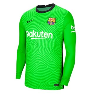 Thailandia Maglia Barcellona Portiere Ml 2020 2021 Verde