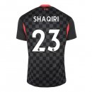Maglia Liverpool NO.23 Shaqiri Terza 2020 2021 Nero