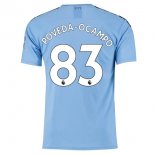 Maglia Manchester City NO.83 Poveda Ocampo Home 2019 2020 Blu