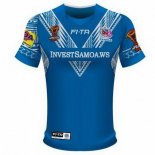 Thailandia Maglia Samoa RLWC Home 2017 2018 Blu